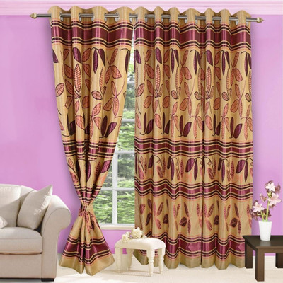 50% OFF on Vorhang Multicolor Floral Eyelet Curtain 50% OFF on Vorhang Multicolor Floral Eyelet Curtain