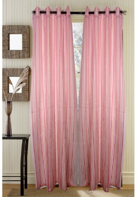 ExpressionsHome Polyester Multicolor Solid Eyelet Curtain ExpressionsHome Polyester Multicolor Solid Eyelet Curtain