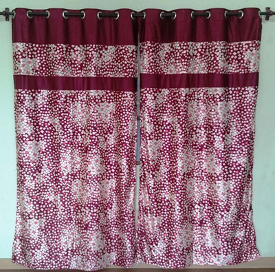 50% OFF on Jojo Designs Polyester Red Graphic Eyelet Curtain
