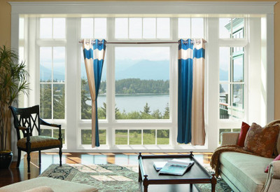 56% OFF on Furnishing Centre Polyester Blue Striped Eyelet Curtain 56% OFF on Furnishing Centre Polyester Blue Striped Eyelet Curtain