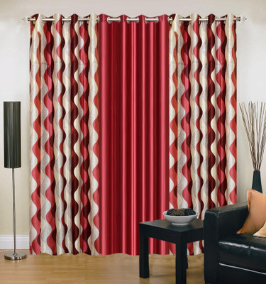 66% OFF on IWS Polyester Multicolor Ikat Eyelet Curtain 66% OFF on IWS Polyester Multicolor Ikat Eyelet Curtain