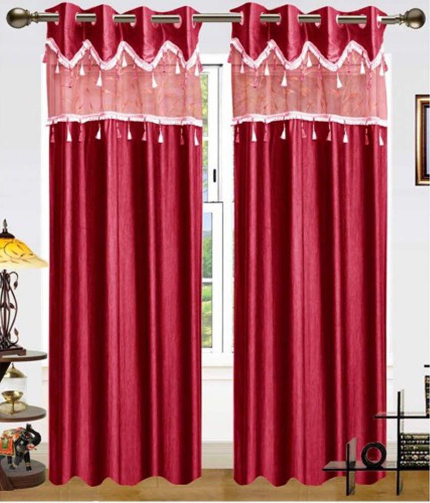 76% OFF on HomeZaara Polyester Multicolor Printed Eyelet Curtain 76% OFF on HomeZaara Polyester Multicolor Printed Eyelet Curtain