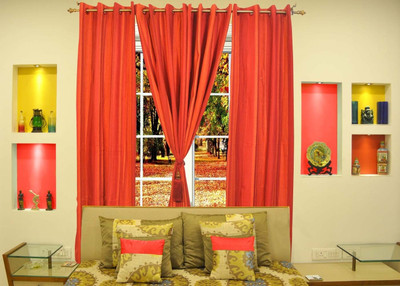 50% OFF on Ariana Cotton Maroon Solid Eyelet Curtain 50% OFF on Ariana Cotton Maroon Solid Eyelet Curtain