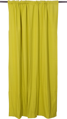 16% OFF on VHome Cotton Green Printed Eyelet Curtain