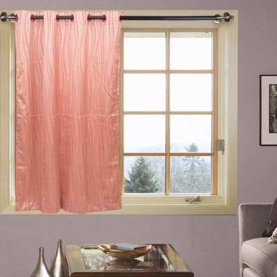 50% OFF on Kings Polycotton Pink Abstract Eyelet Curtain 50% OFF on Kings Polycotton Pink Abstract Eyelet Curtain