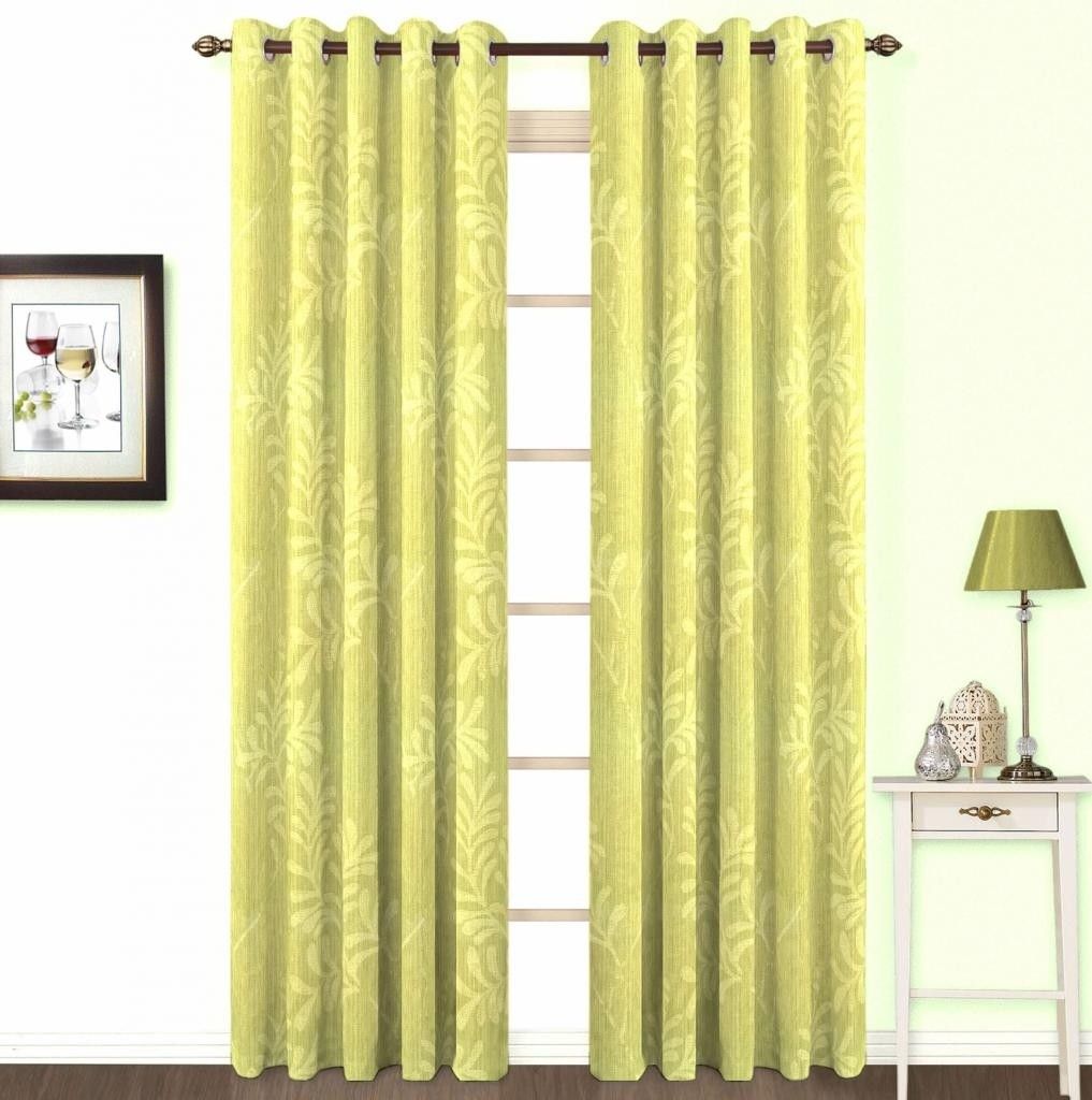 21% OFF on Skipper Cotton, Viscose Green Printed Eyelet Curtain