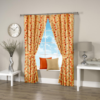 65% OFF on Threadmix Polycotton Red Polka Eyelet Curtain 65% OFF on Threadmix Polycotton Red Polka Eyelet Curtain