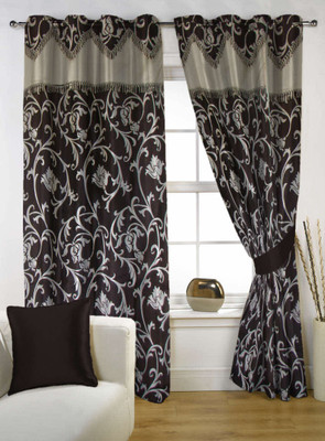 65% OFF on Kings Polycotton Brown Solid Eyelet Curtain 65% OFF on Kings Polycotton Brown Solid Eyelet Curtain