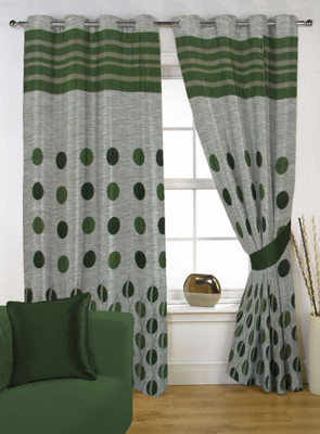 66% OFF on Kings Polycotton Green Floral Eyelet Curtain 66% OFF on Kings Polycotton Green Floral Eyelet Curtain