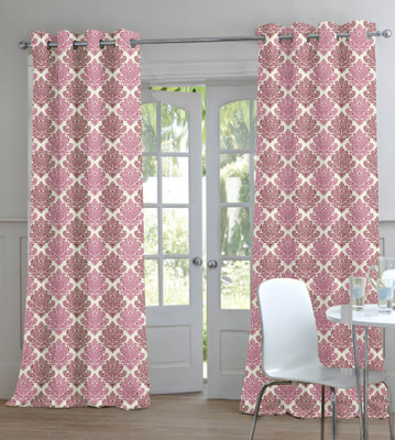 54% OFF on TT Polyester Pink Solid Eyelet Curtain 54% OFF on TT Polyester Pink Solid Eyelet Curtain