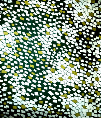 55% OFF on Homefab India Polyester Green Geometric Eyelet Curtain