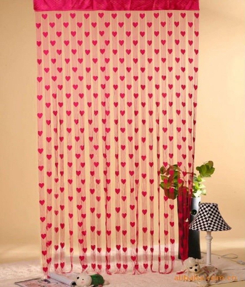 50% OFF on shopgrab Polyester Pink Solid Concealed Tab Top Curtain 50% OFF on shopgrab Polyester Pink Solid Concealed Tab Top Curtain