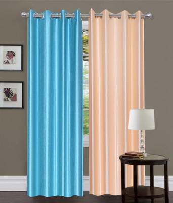 80% OFF on HomeZaara Polyester Multicolor Damask Eyelet Curtain 80% OFF on HomeZaara Polyester Multicolor Damask Eyelet Curtain