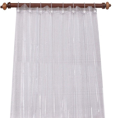Joli PVC Transparent Plain Curtain Door Curtain 214 Cm In Height, Single Curtain