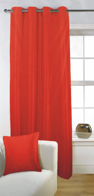 45% OFF on Fabutex Polyester Orange Solid Eyelet Curtain 45% OFF on Fabutex Polyester Orange Solid Eyelet Curtain