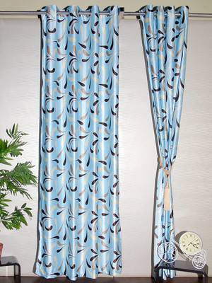 19% OFF on Regal Polyester Blue Solid Eyelet Curtain 19% OFF on Regal Polyester Blue Solid Eyelet Curtain