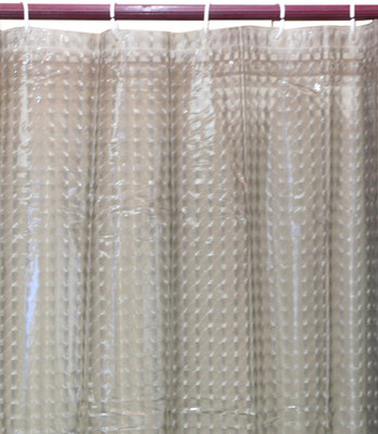 38% OFF on Skap PVC Black Solid Eyelet Curtain