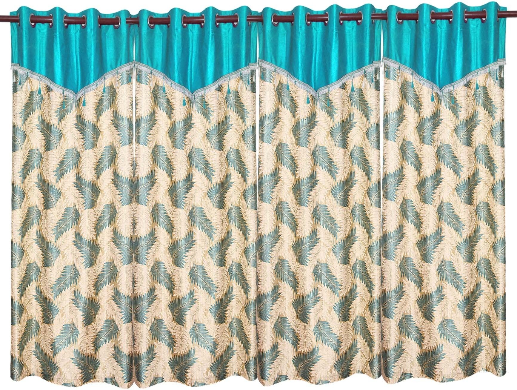 80% OFF on Zikrak Exim Polyester Blue Ikat Eyelet Curtain 80% OFF on Zikrak Exim Polyester Blue Ikat Eyelet Curtain
