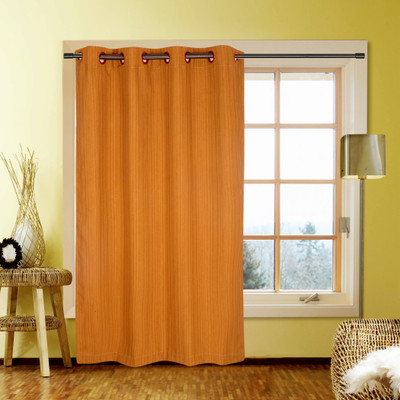 40% OFF on Kings Polycotton Beige Self Design Eyelet Curtain 40% OFF on Kings Polycotton Beige Self Design Eyelet Curtain