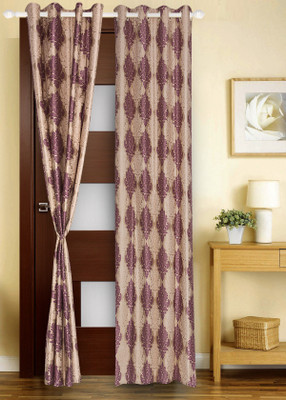 71% OFF on Dreams Polyester Purple Printed Eyelet Curtain 71% OFF on Dreams Polyester Purple Printed Eyelet Curtain