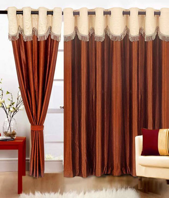 58% OFF on Madhav Product Polyester Brown Solid Eyelet Curtain 58% OFF on Madhav Product Polyester Brown Solid Eyelet Curtain