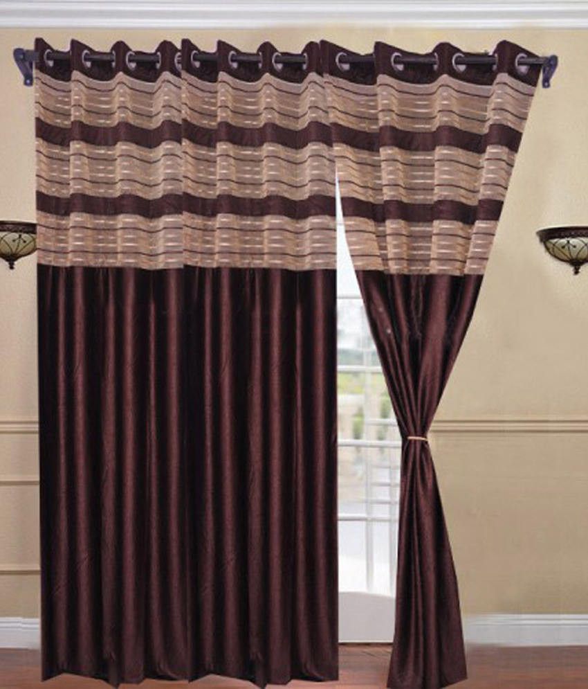 54% OFF on HomeZaara Polyester Beige Self Design Eyelet Curtain 54% OFF on HomeZaara Polyester Beige Self Design Eyelet Curtain