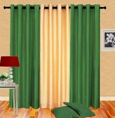 55% OFF on Cortina Polyester Green Geometric Eyelet Curtain 55% OFF on Cortina Polyester Green Geometric Eyelet Curtain