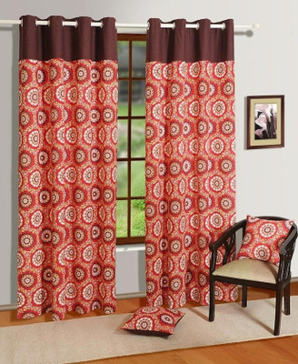 30% OFF on House This Cotton Red Striped Eyelet Curtain 30% OFF on House This Cotton Red Striped Eyelet Curtain