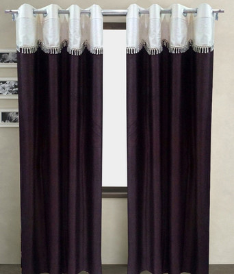 71% OFF on KKK Polyester Brown Solid Eyelet Curtain 71% OFF on KKK Polyester Brown Solid Eyelet Curtain