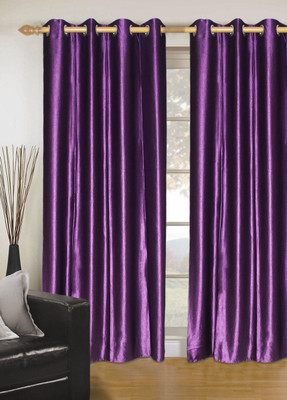 47% OFF on Madavs Polyester Purple Solid Eyelet Curtain 47% OFF on Madavs Polyester Purple Solid Eyelet Curtain