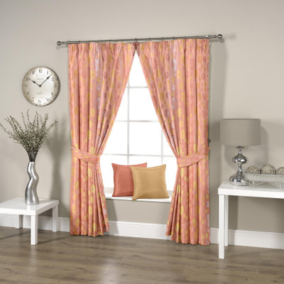 57% OFF on Threadmix Polycotton Pink Polka Ring Rod Curtain 57% OFF on Threadmix Polycotton Pink Polka Ring Rod Curtain