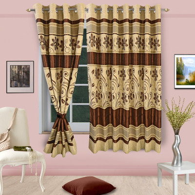 50% OFF on Vorhang Multicolor Floral Eyelet Curtain 50% OFF on Vorhang Multicolor Floral Eyelet Curtain