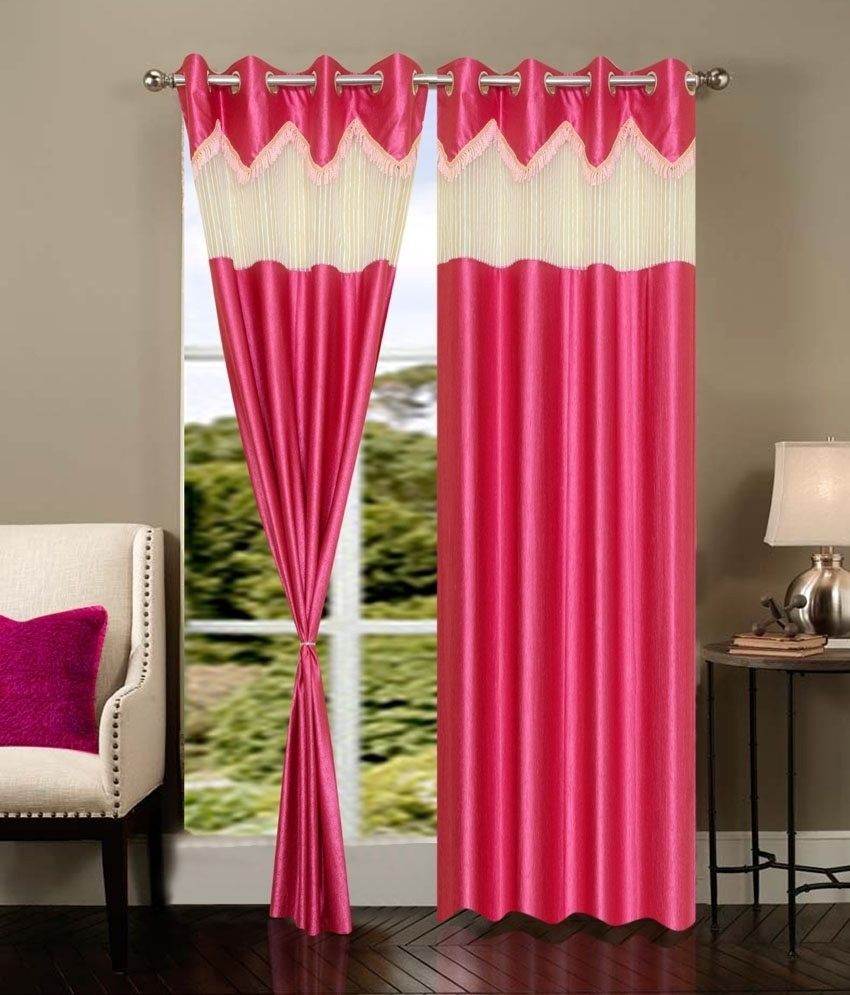 66% OFF on HomeZaara Polyester Multicolor Printed Eyelet Curtain 66% OFF on HomeZaara Polyester Multicolor Printed Eyelet Curtain