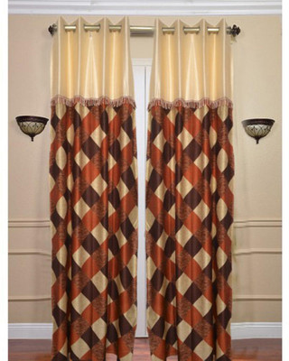65% OFF on HomeZaara Polyester Multicolor Geometric Eyelet Curtain 65% OFF on HomeZaara Polyester Multicolor Geometric Eyelet Curtain