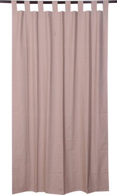 16% OFF on VHome Cotton Beige Striped Eyelet Curtain 16% OFF on VHome Cotton Beige Striped Eyelet Curtain