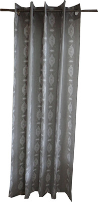 42% OFF on Adt Saral Cotton Grey Printed Eyelet Curtain 42% OFF on Adt Saral Cotton Grey Printed Eyelet Curtain