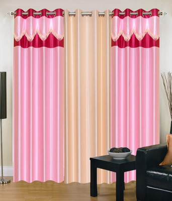 61% OFF on Shopgrab Polyester Pink Printed Eyelet Curtain 61% OFF on Shopgrab Polyester Pink Printed Eyelet Curtain