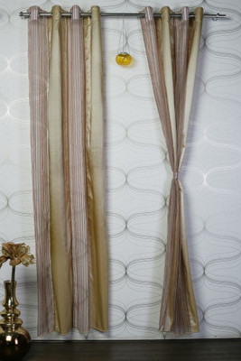 41% OFF on Dragon Polyester Multicolor Floral Eyelet Curtain 41% OFF on Dragon Polyester Multicolor Floral Eyelet Curtain