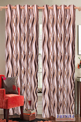 40% OFF on Vrinda Polycotton Multicolor Floral Eyelet Curtain 40% OFF on Vrinda Polycotton Multicolor Floral Eyelet Curtain