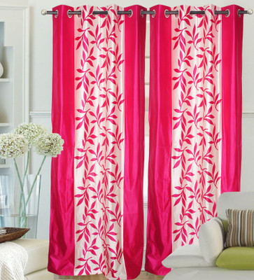 71% OFF on Hargunz Polyester Pink Self Design Eyelet Curtain 71% OFF on Hargunz Polyester Pink Self Design Eyelet Curtain