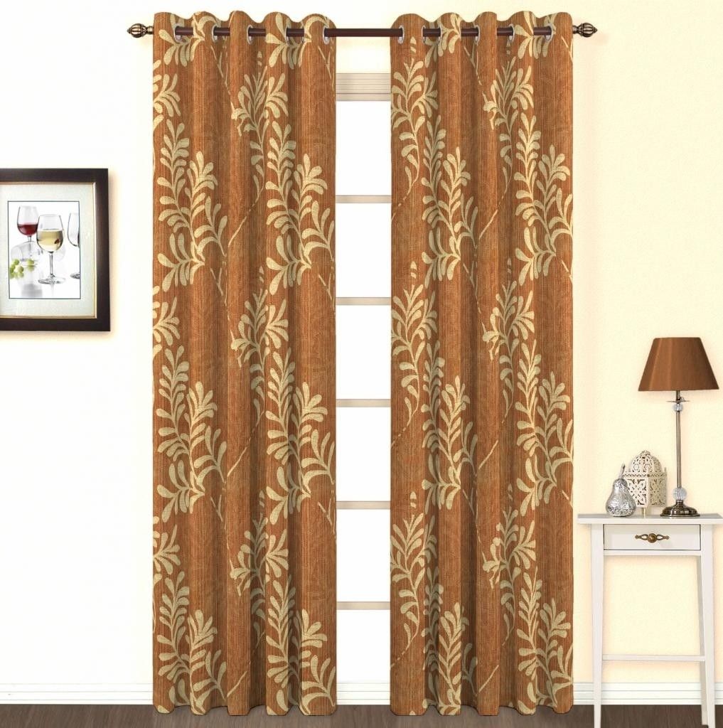 Skipper Polyester, Viscose Brown Solid Eyelet Curtain Skipper Polyester, Viscose Brown Solid Eyelet Curtain
