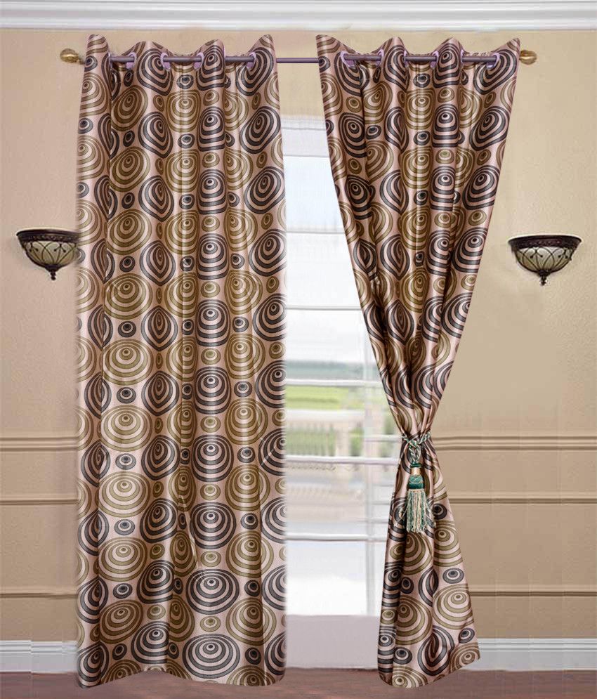 52% OFF on HomeZaara Polyester Multicolor Floral Eyelet Curtain 52% OFF on HomeZaara Polyester Multicolor Floral Eyelet Curtain