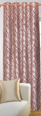 50% OFF on Vrinda Polyester Brown Printed Eyelet Curtain