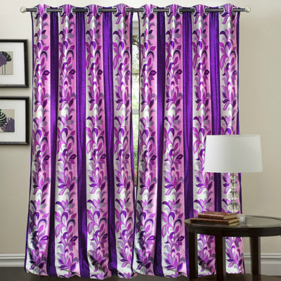 73% OFF on Hargunz Polyester Purple Self Design Eyelet Curtain 73% OFF on Hargunz Polyester Purple Self Design Eyelet Curtain