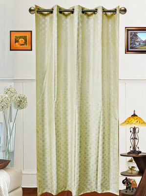 58% OFF on Dekor World Polyester Green Solid Eyelet Curtain 58% OFF on Dekor World Polyester Green Solid Eyelet Curtain