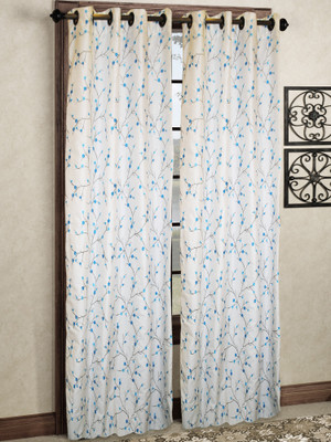 50% OFF on Aza Polyester Multicolor Floral Eyelet Curtain 50% OFF on Aza Polyester Multicolor Floral Eyelet Curtain