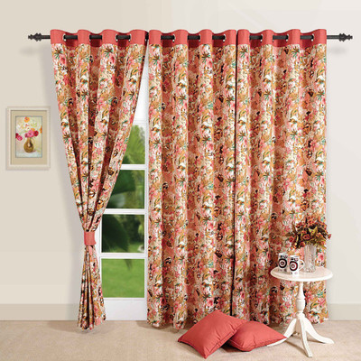 40% OFF on Swayam Cotton Multicolor Printed Eyelet Curtain 40% OFF on Swayam Cotton Multicolor Printed Eyelet Curtain