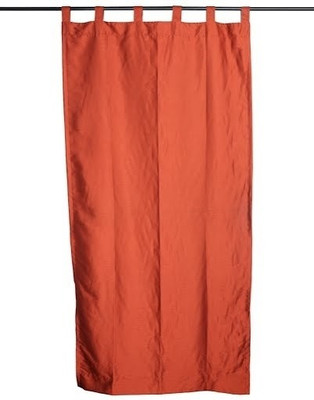 BlindsNcurtains Polyester Red Abstract Rod pocket Curtain BlindsNcurtains Polyester Red Abstract Rod pocket Curtain