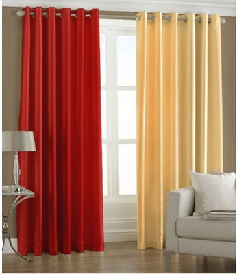 67% OFF on Shopgrab Polyester Multicolor Solid Eyelet Curtain 67% OFF on Shopgrab Polyester Multicolor Solid Eyelet Curtain
