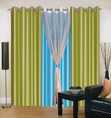 50% OFF on Shopgrab Polyester Multicolor Solid Eyelet Curtain 50% OFF on Shopgrab Polyester Multicolor Solid Eyelet Curtain